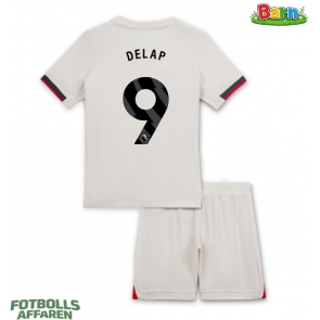 Chelsea Liam Delap #9 Bortaställ Barn 2025-26 Kortärmad (+ Korta byxor)